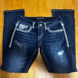 Maurices Dark Blue Boot Cut Jeans